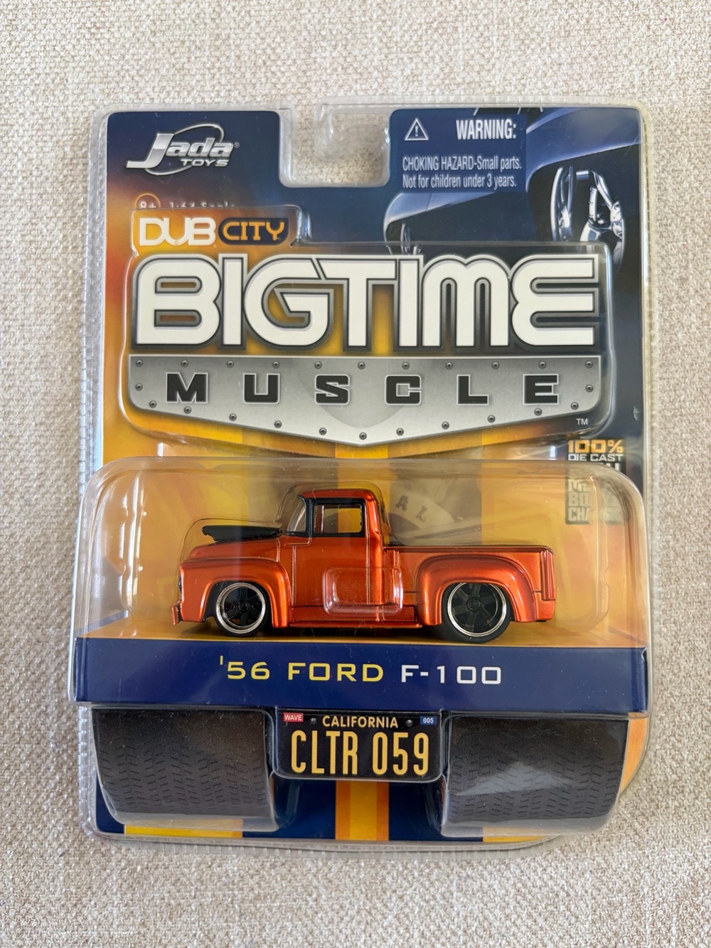 Jada 1956 Ford F-100 Pickup Truck Dub City Bigtime Muscle Cali 1/64 UNOPENED